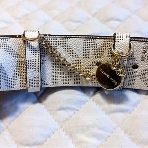 Michael Kors MK Logo belt- size Large